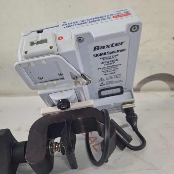 Baxter Sigma Spectrum 8.01.00 w/o Battery Infusion Pump