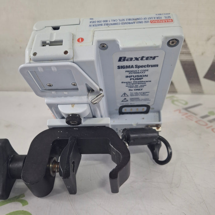 Baxter Sigma Spectrum 8.01.00 w/o Battery Infusion Pump