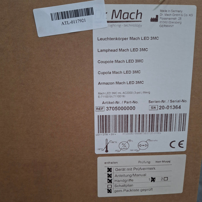 Dr. Mach Dr. Mach LED 3 MC Surgical Light Surgical & Exam Lights reLink Medical