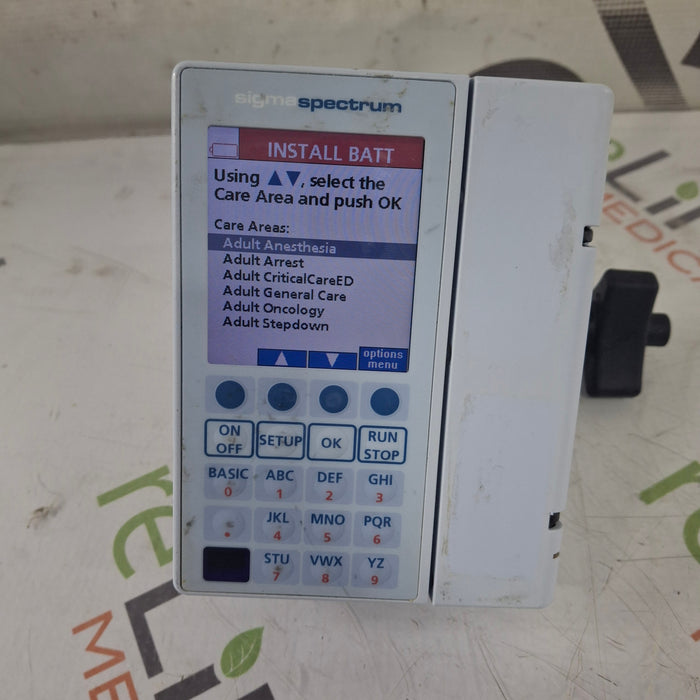 Baxter Sigma Spectrum 8.01.00 w/o Battery Infusion Pump