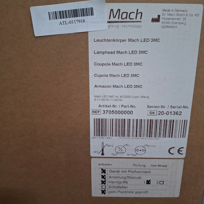 Dr. Mach Dr. Mach LED 3 MC Surgical Light Surgical & Exam Lights reLink Medical