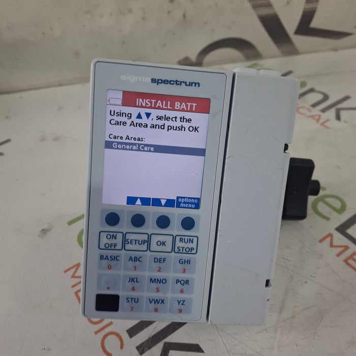 Baxter Sigma Spectrum 8.01.00 w/o Battery Infusion Pump