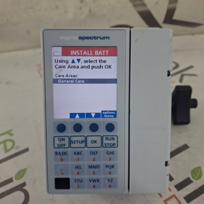 Baxter Sigma Spectrum 8.01.00 w/o Battery Infusion Pump