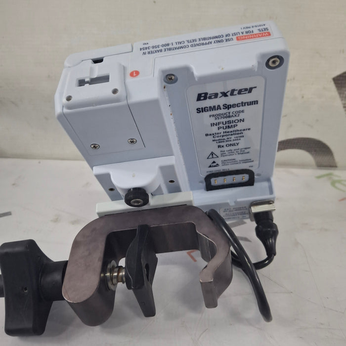 Baxter Sigma Spectrum 8.01.00 w/o Battery Infusion Pump