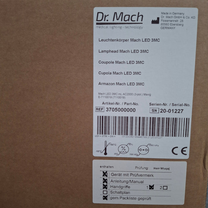 Dr. Mach Dr. Mach LED 3 MC Surgical Light Surgical & Exam Lights reLink Medical