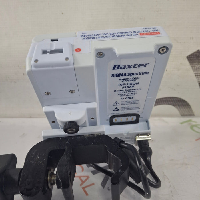 Baxter Sigma Spectrum 8.01.00 w/o Battery Infusion Pump