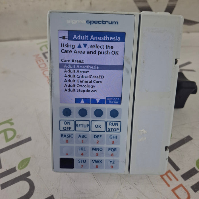 Baxter Sigma Spectrum 8.01.00 w/o Battery Infusion Pump