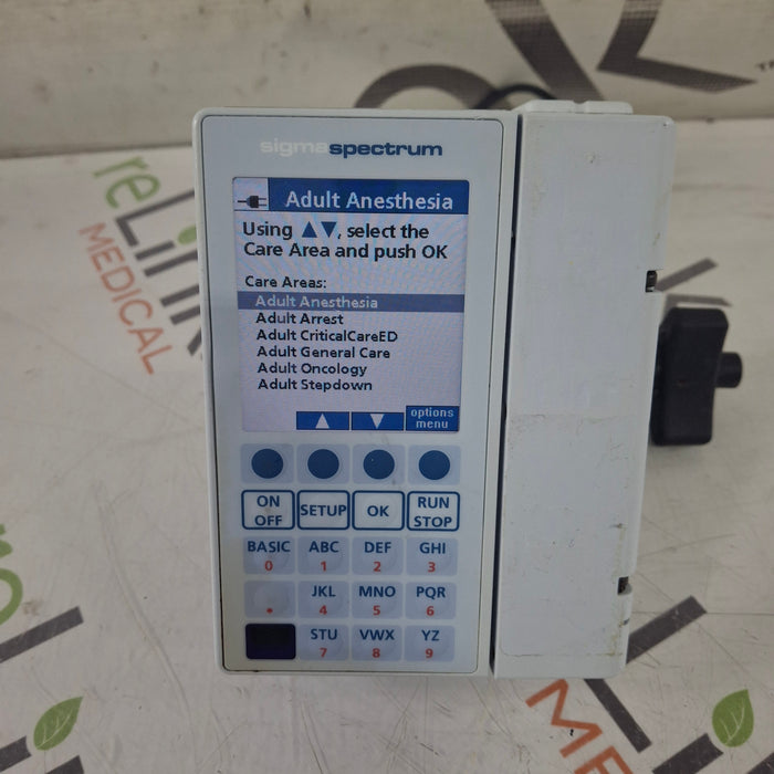 Baxter Sigma Spectrum 8.01.00 w/o Battery Infusion Pump