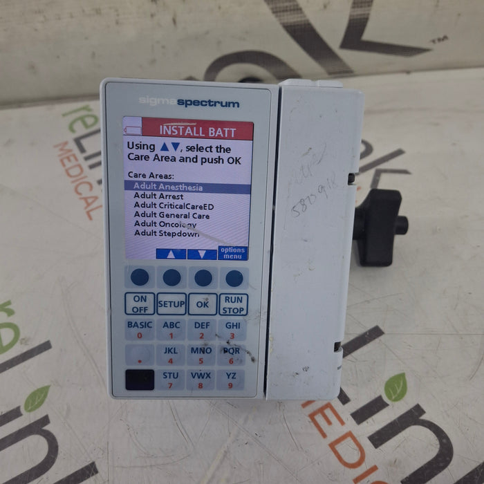 Baxter Sigma Spectrum 8.01.00 w/o Battery Infusion Pump