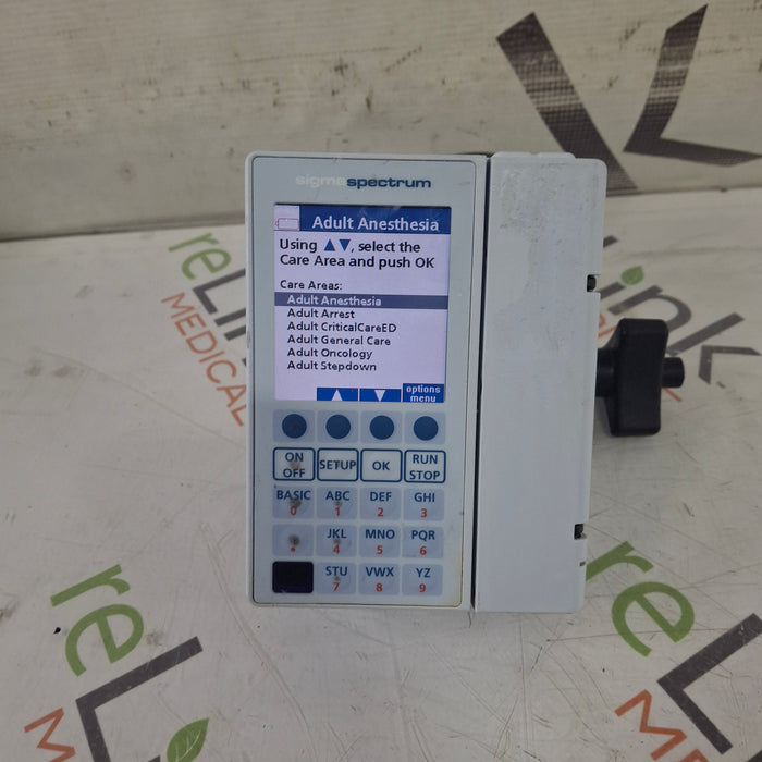 Baxter Sigma Spectrum 8.01.00 w/o Battery Infusion Pump