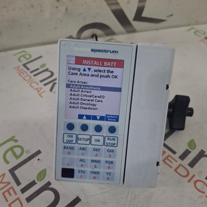 Baxter Sigma Spectrum 8.01.00 w/o Battery Infusion Pump