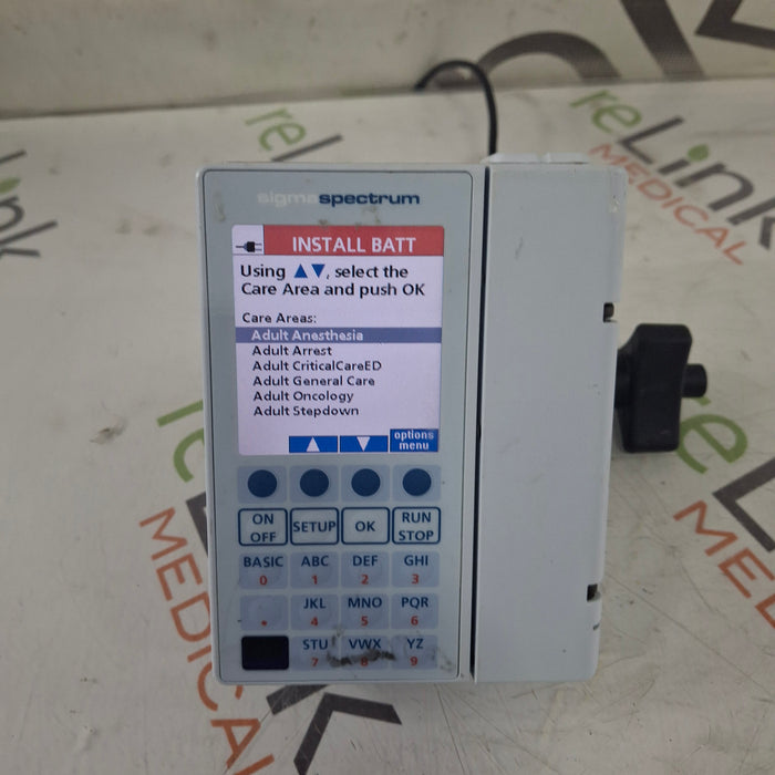 Baxter Sigma Spectrum 8.01.00 w/o Battery Infusion Pump