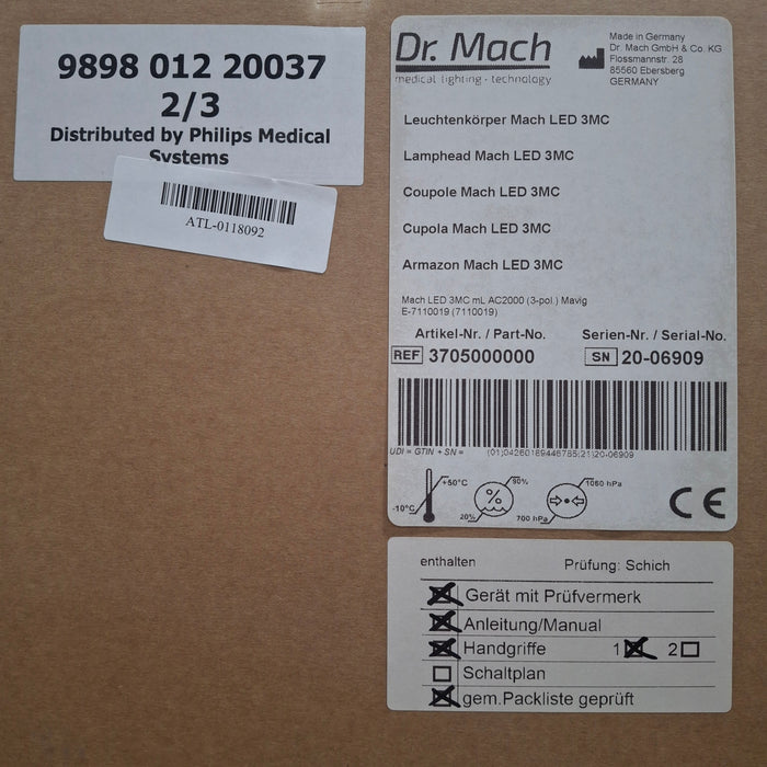 Dr. Mach Dr. Mach LED 3 MC Surgical Light Surgical & Exam Lights reLink Medical