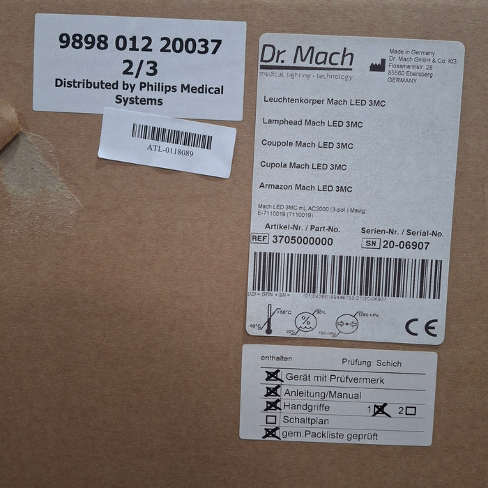 Dr. Mach Dr. Mach LED 3 MC Surgical Light Surgical & Exam Lights reLink Medical