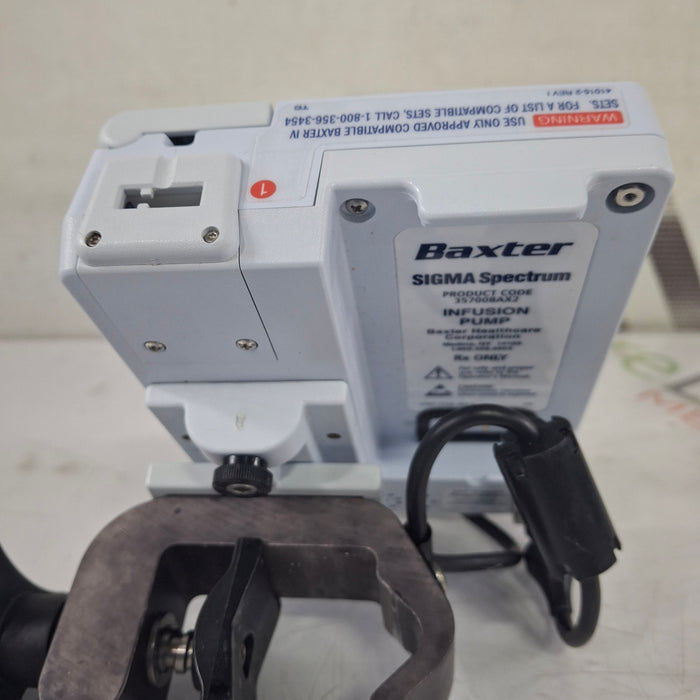 Baxter Sigma Spectrum 8.01.00 w/o Battery Infusion Pump