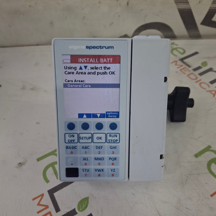 Baxter Sigma Spectrum 8.01.00 w/o Battery Infusion Pump