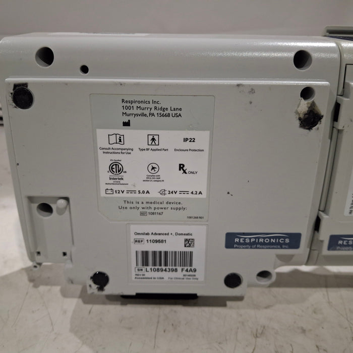 Philips Philips Respironics OmniLab Advanced + System One Ventilator Respiratory reLink Medical