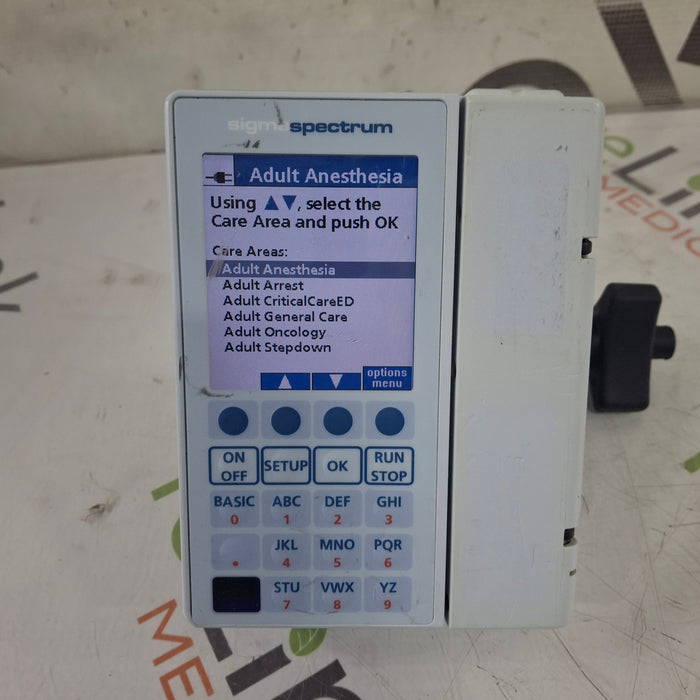 Baxter Sigma Spectrum 8.01.00 w/o Battery Infusion Pump