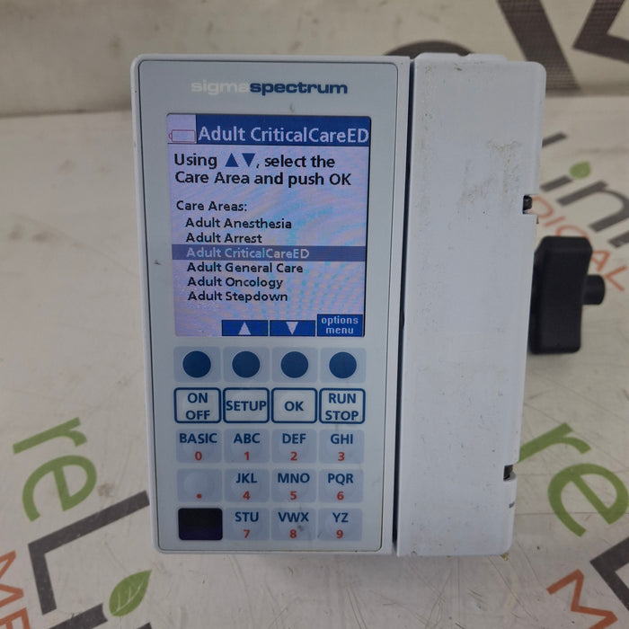 Baxter Sigma Spectrum 8.01.00 w/o Battery Infusion Pump