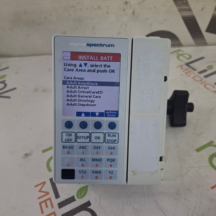 Baxter Sigma Spectrum 8.01.00 w/o Battery Infusion Pump