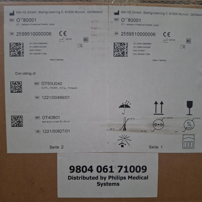 Mavig OT80001 Radiation Protective Shields