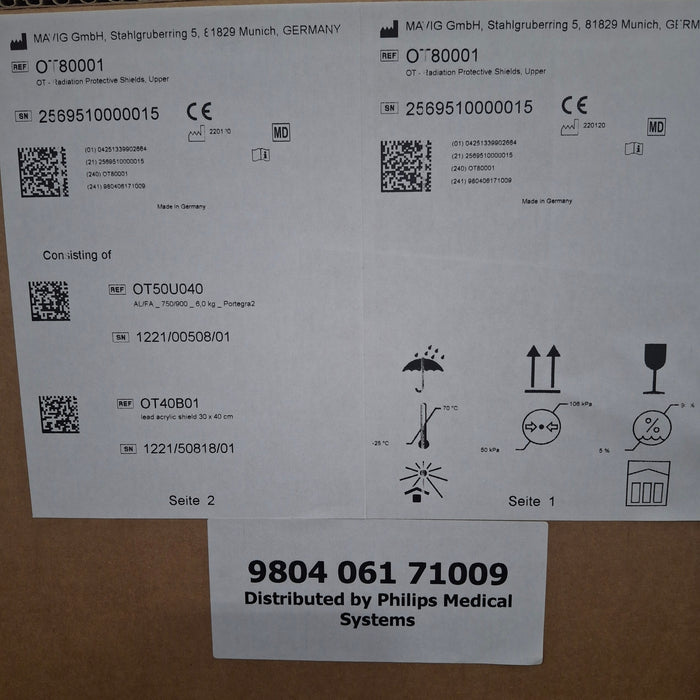 Mavig OT80001 Radiation Protective Shields
