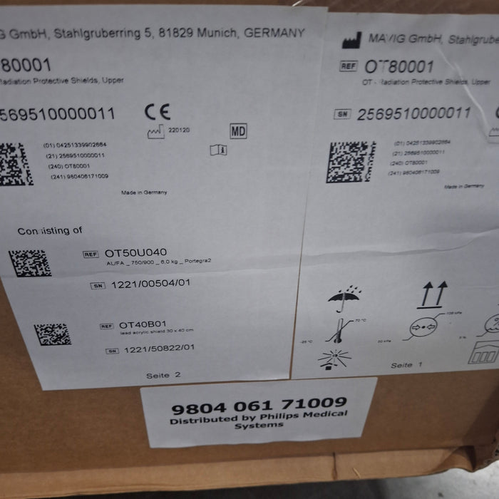 Mavig OT80001 Radiation Protective Shields