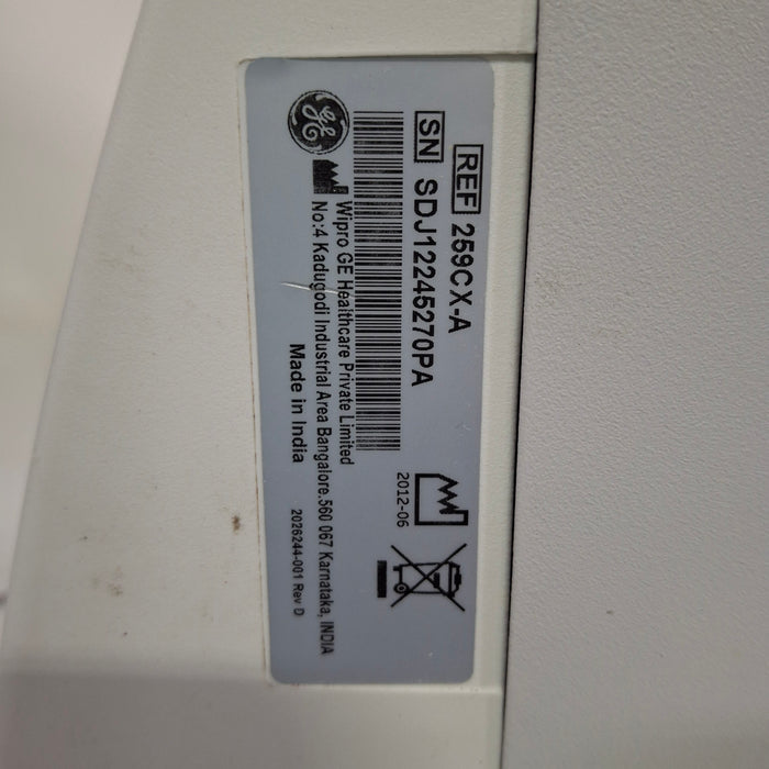 GE Healthcare Corometrics 250cx Series Model 259cx-a Fetal Monitor