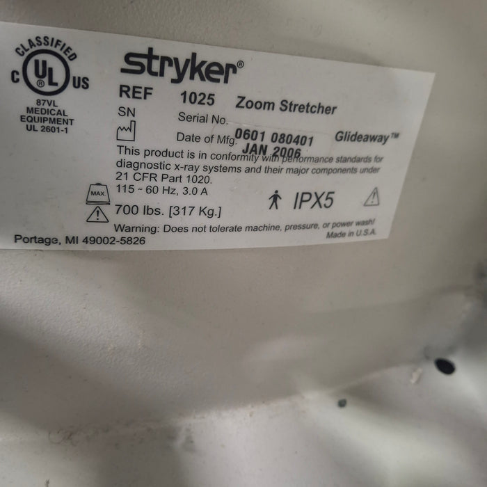Stryker Stryker 1025 Zoom Stretcher Beds & Stretchers reLink Medical