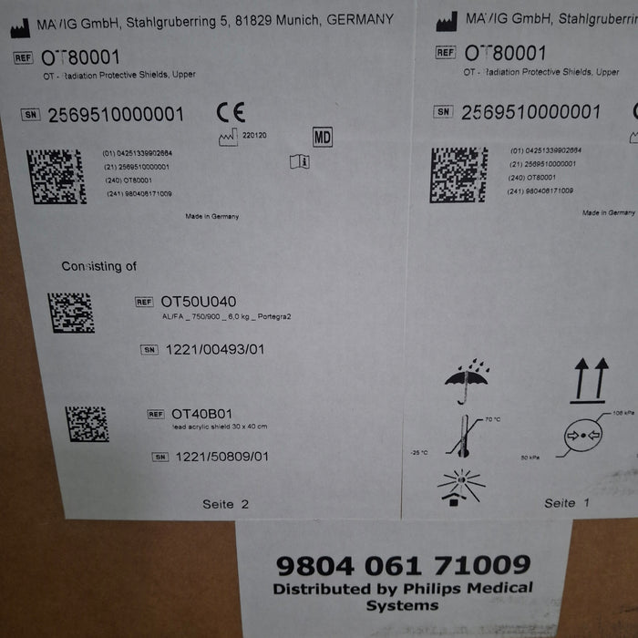 Mavig Mavig OT80001 Radiation Protective Shields Surgical & Exam Lights reLink Medical