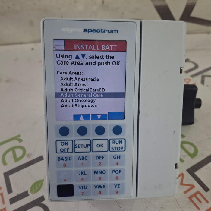Baxter Sigma Spectrum 8.00.04 w/o Battery Infusion Pump
