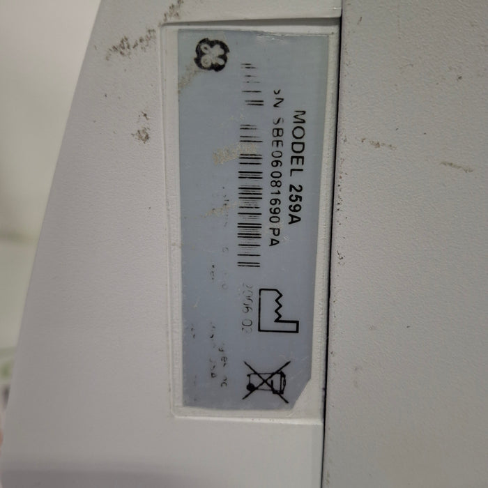 GE Healthcare Corometrics 250cx Series Model 259cx Fetal Monitor