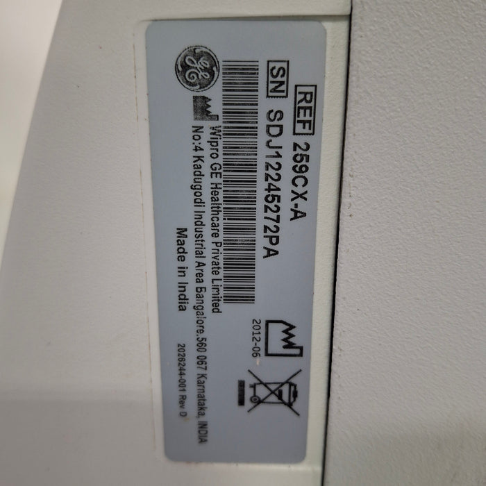 GE Healthcare Corometrics 250cx Series Model 259cx Fetal Monitor