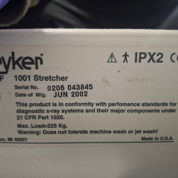 Stryker 1001 ED/PACU Stretcher