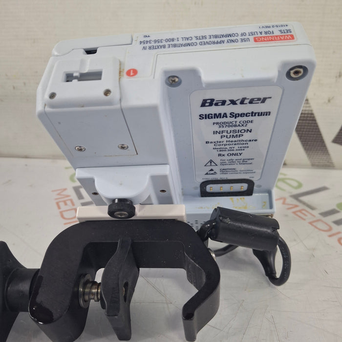 Baxter Baxter Sigma Spectrum 8.01.00 w/o Battery Infusion Pump Infusion Pump reLink Medical
