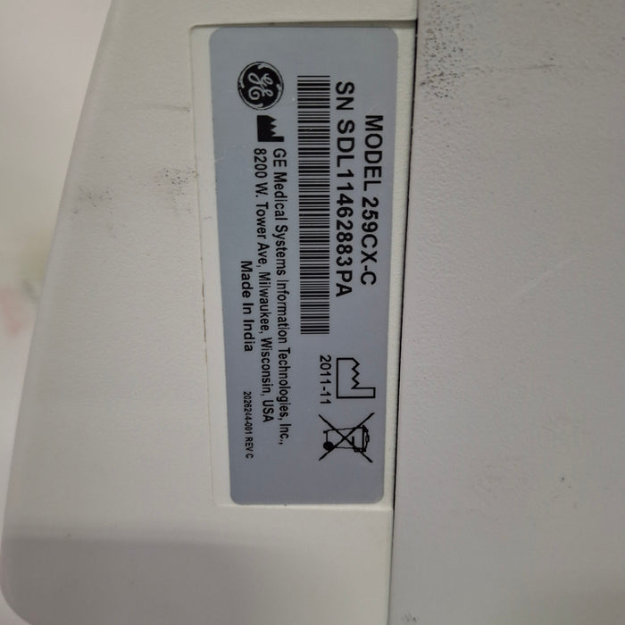 GE Healthcare Corometrics 250cx Series Model 259cx Fetal Monitor