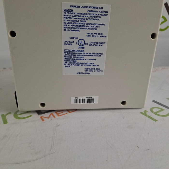 Parker Thermasonic Gel Warmer