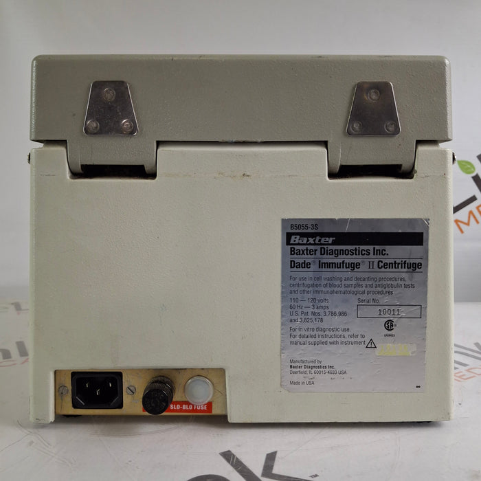 Baxter Baxter Immufuge II Centrifuge Centrifuges reLink Medical