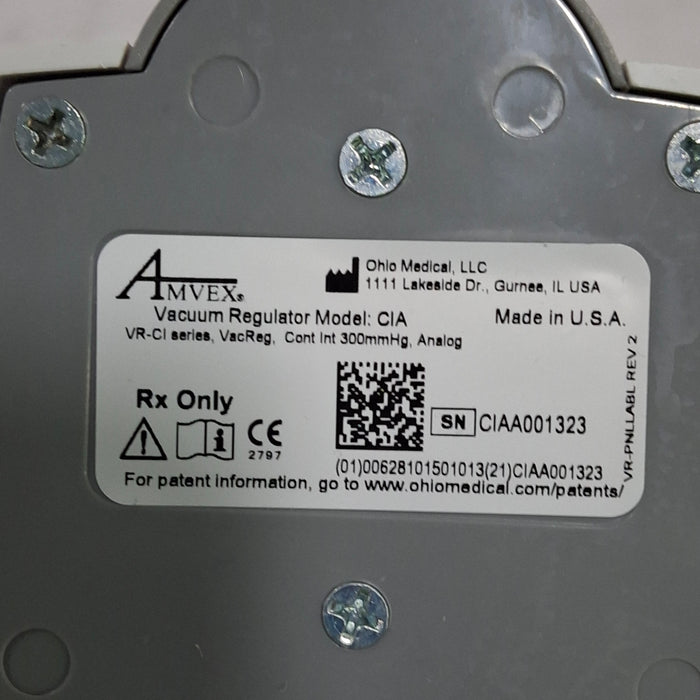 Amvex Amvex Vacuum Regulator Respiratory reLink Medical
