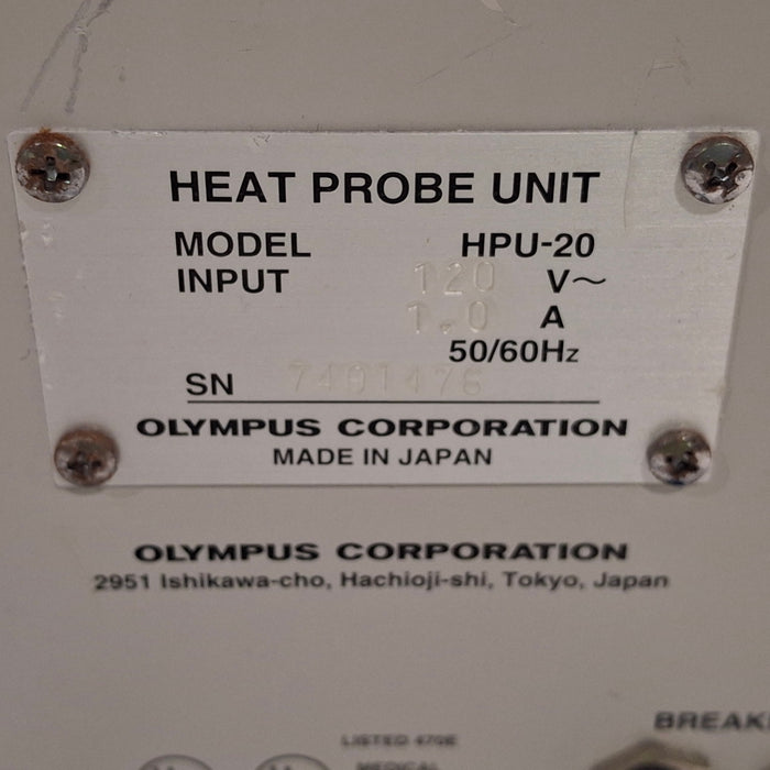 Olympus Olympus HPU-20 Heat Probe Unit Flexible Endoscopy reLink Medical