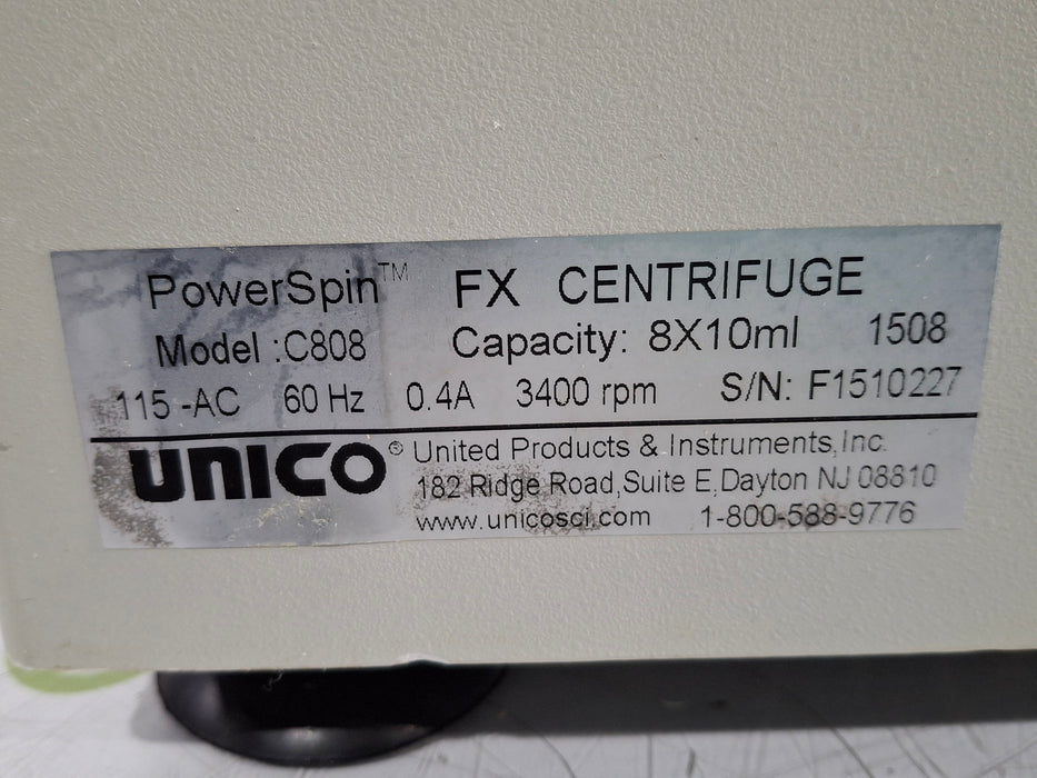Unico Unico PowerSpin FX Centrifuge Research Lab reLink Medical