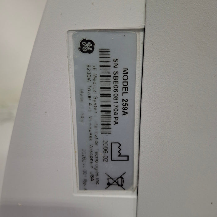 GE Healthcare GE Healthcare Corometrics 250cx Series Model 259cx Fetal Monitor Patient Monitors reLink Medical