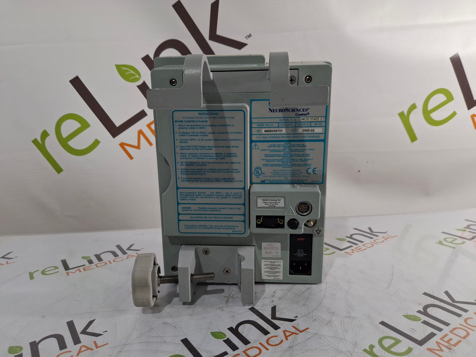 Integra Lifesciences Integra Lifesciences Camino MPM-1-6 Patient Monitor Surgical Equipment reLink Medical