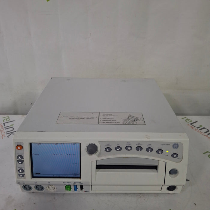 GE Healthcare GE Healthcare Corometrics 250cx Series Model 259cx Fetal Monitor Patient Monitors reLink Medical
