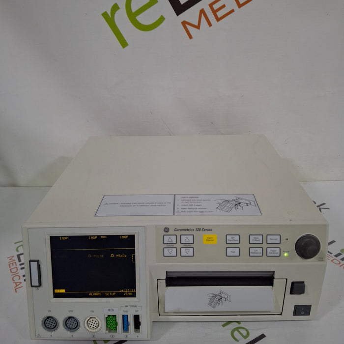 GE Healthcare Corometrics 120 Series Model 128 Fetal Monitor
