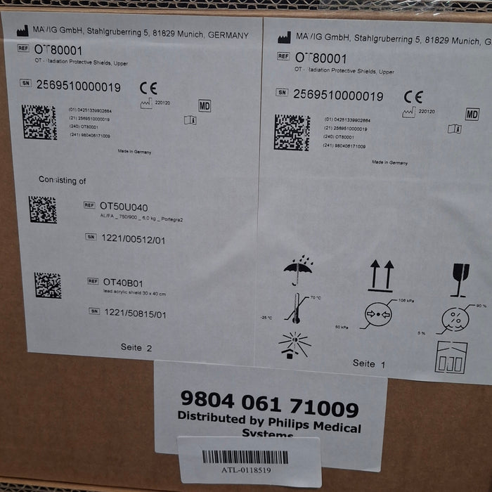 Mavig Mavig OT80001 Radiation Protective Shields Surgical & Exam Lights reLink Medical