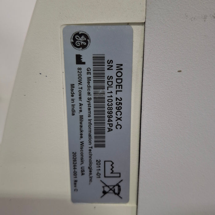 GE Healthcare GE Healthcare Corometrics 250cx Series Model 259cx-c Fetal Monitor Patient Monitors reLink Medical