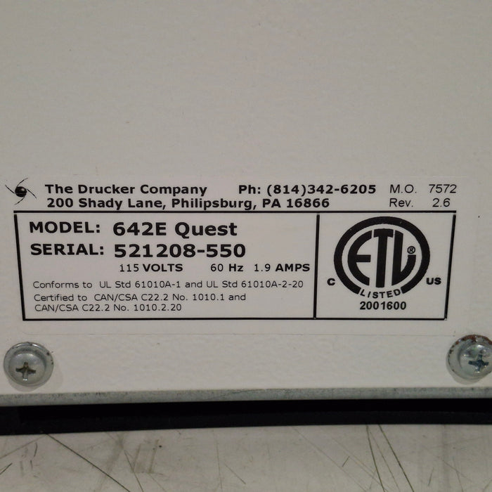 Drucker Diagnostics Drucker Diagnostics Horizon Mini E   642E Centrifuge Centrifuges reLink Medical