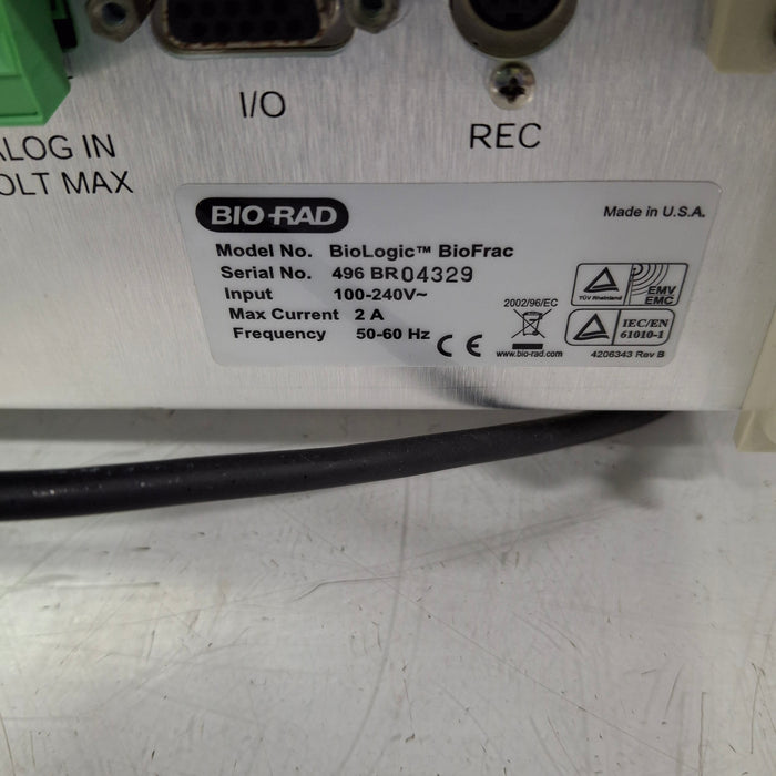 Bio-Rad Bio-Rad BioLogic BioFrac Fraction Collector Research Lab reLink Medical