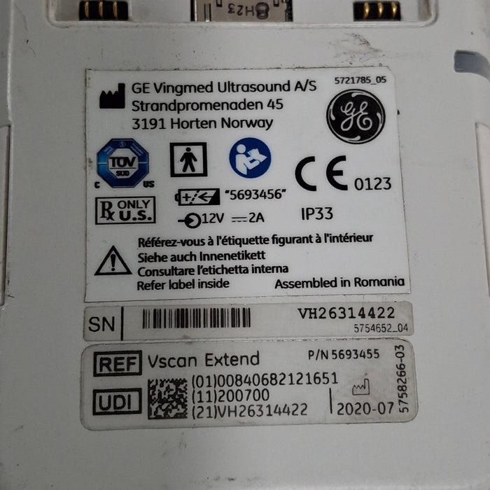 GE Healthcare V-Scan Extend Handheld Ultrasound System